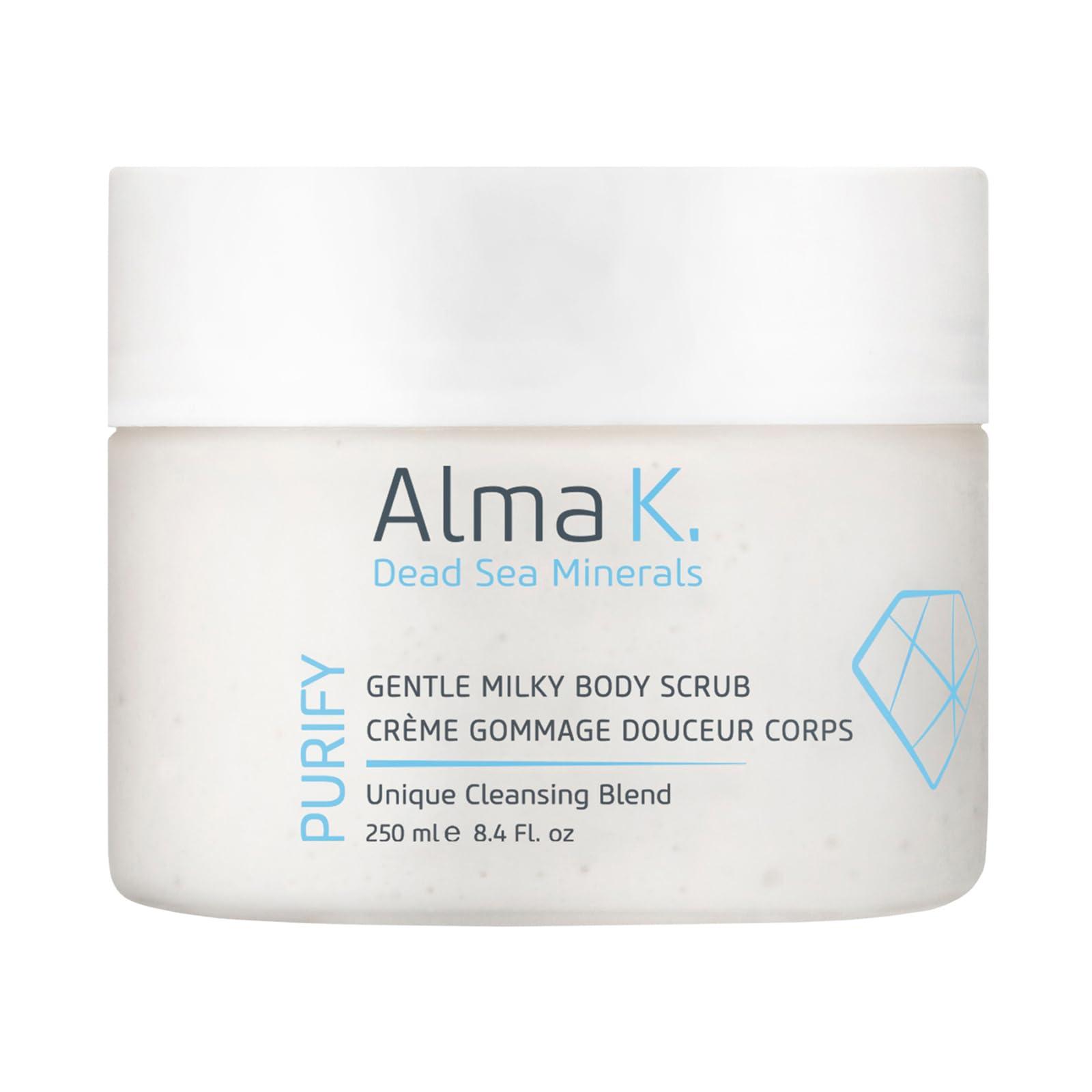 ALMA K Alma K Gentle Milky Body Scrub - Exfoliating Body Scrub - Body Exfoliator - Shower Scrub with Shea Butter - Exfoliating Scrub for Women - 8.4 oz