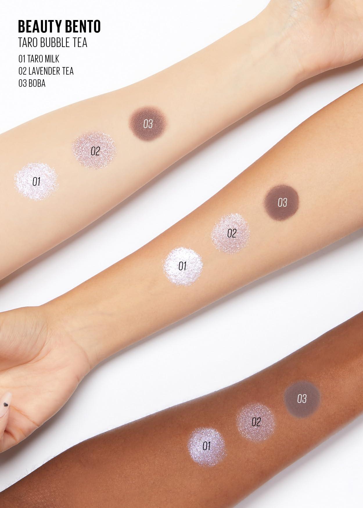 Kaja KAJA Beauty Bento Collection | Glitter + Shimmer + Matte | 20 Taro Bubble Tea - Mute Lavender | 2019 Best of Beauty Award in Glitter