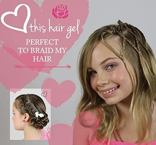 Little Roseberry Hair Gel for Kids | Light Hold | Chemical Free | Made with Organic Aloe Vera and Vitamins | Safe on Babies, Toddlers, Men and Women | Always Paraben, Sulfate & Fragrance Free | Made in USA (1 Unit)
