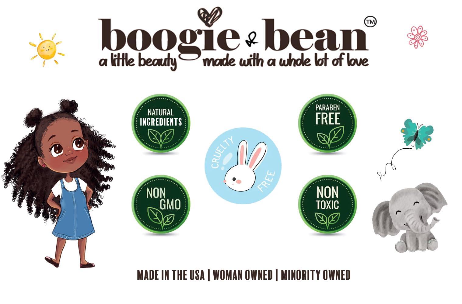 Boogie and Bean Coconut Oil for Baby, Unscented Coconut Oil For Baby Hair Oil and Skin, Natural NON GMO Infant, New Born Baby Coconut Oil, 8oz
