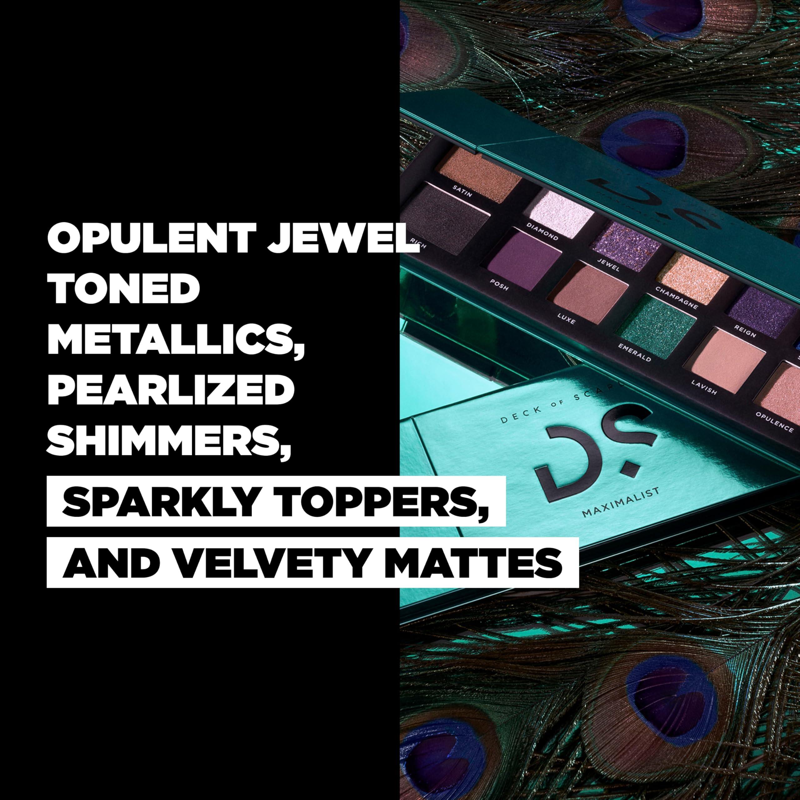 Deck of Scarlet Deck of Scarlet Eyeshadow Pallet - Maximalist, Long Wearing with Saturated Color, Clean & Vegan Eyeshadow