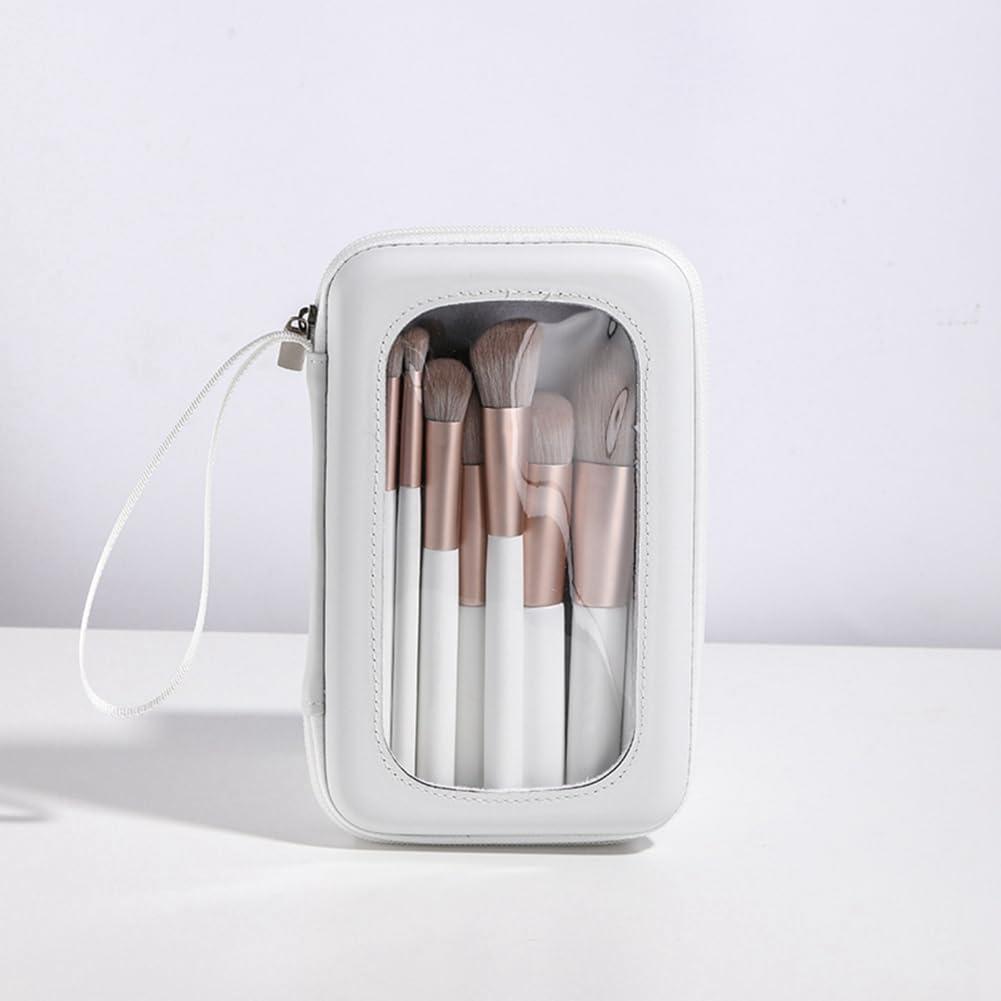 Skipdr 18Pcs makeup brush set pearlescent white makeup tools high-end super soft bristle quick-drying makeup brush eye shadow brush set