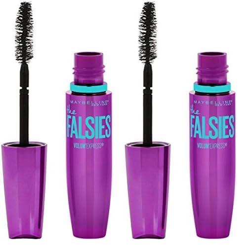 MAYBELLINE Maybelline New York Makeup Volum\' Express The Falsies Washable Fiber Mascara (Pack of 2)