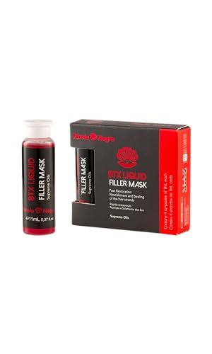 PROLA NEGRA GOLD THERAPY HAIR PROFESSIONAL Prola Negra Btx Liquid Filler Mask, Fast Restoration, Nourishment and Sealing of the Hair Strands, Box with 4 Ampoules of 11ml Each