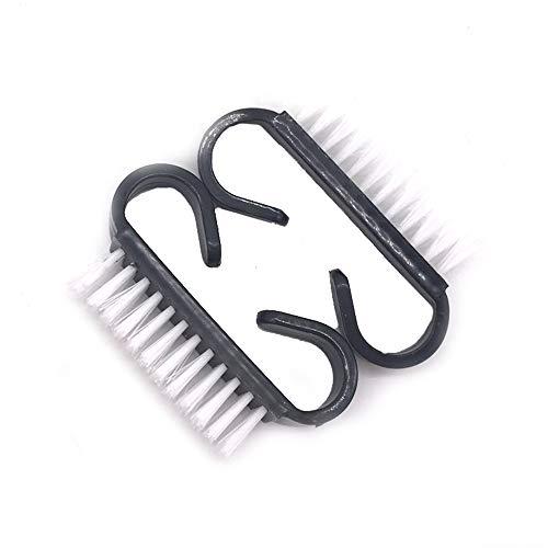 Suxgumoe Nail Brush,20 Pieces Black Handle Nail Cleaning Brushes Fingernail Brushes Hand Wash Brush for Toes and Nails Cleaning
