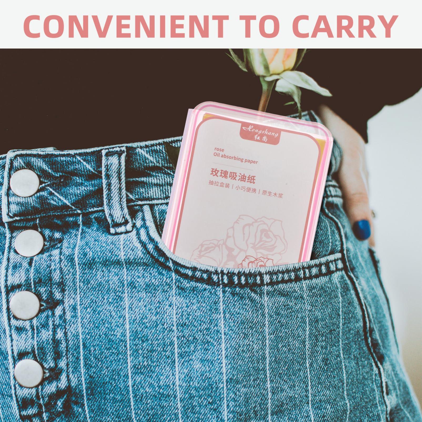 AUTSUPPL AUTSUPPL Oily Face 300 Sheets Facial Oil Blotting Paper Oil Absorbing Tools Oil Oily Simple Skin Care Body Oil Face Oil Pads Oil Paper Absorber Oil Absorber Pink Natural Flax Plant