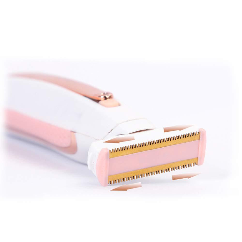 INVODA 6PCS Shaver Replacement Heads Compatible with Perfect Finishing Touch Flawless Body Rechargeable Ladies Shaver Blades (Shaver Head 6PCS + Velvet Bag + 2 Brushes)