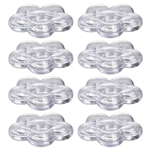 Beaupretty Beaupretty 8PCS Clear Empty Eyeshadow Palette Makeup Organizer Eyeshadow Storage Box Case Lipstick Pigment Palette Tray