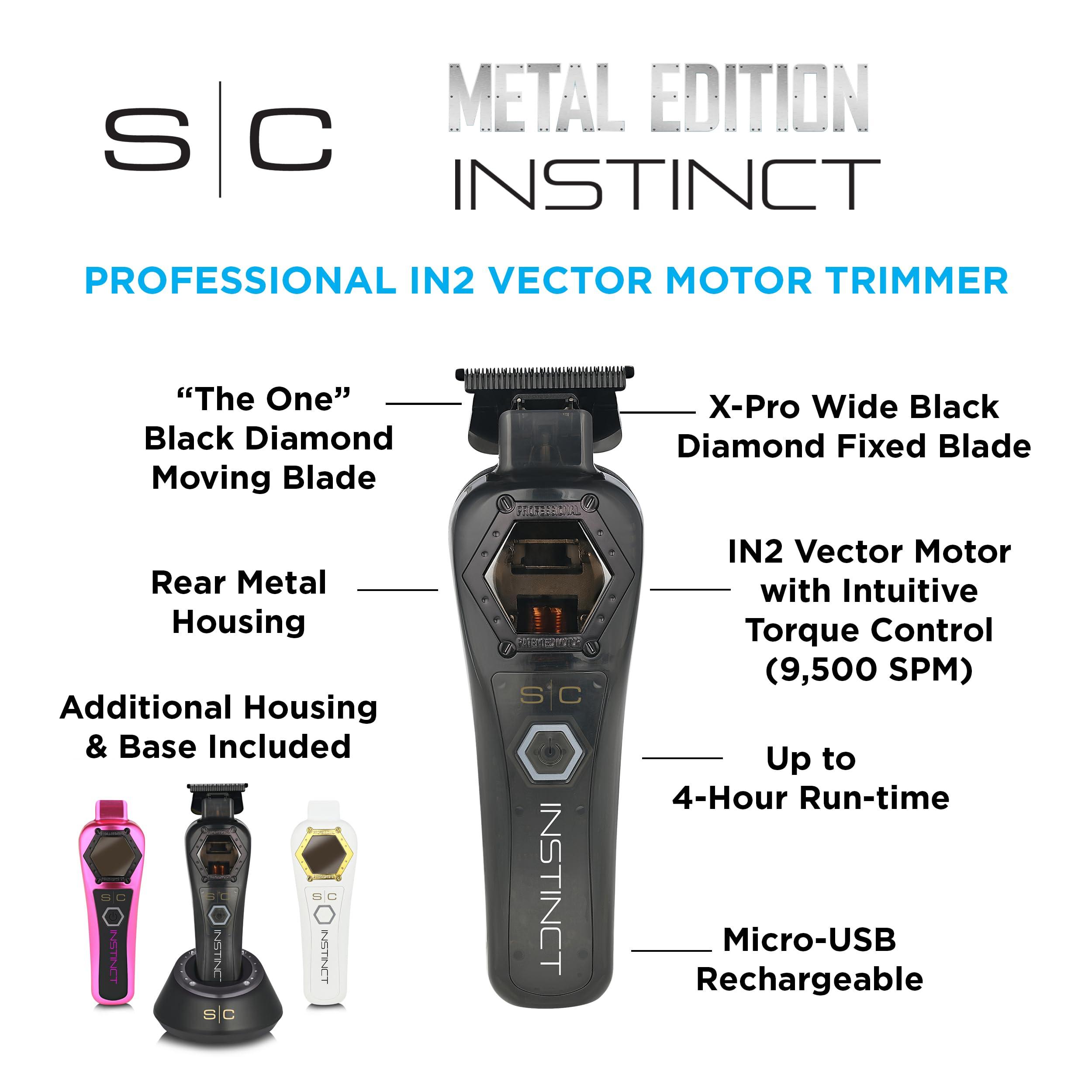 Stylecraft Stylecraft Instinct Metal Edition Professional Hair Clipper, Trimmer and Shaver