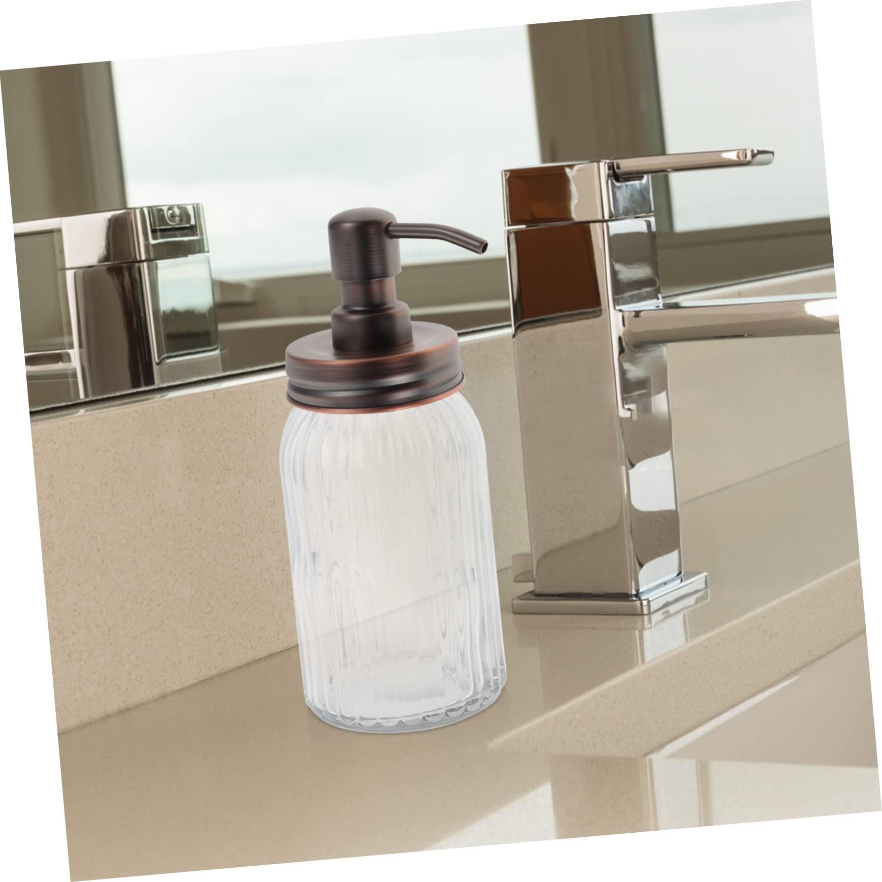 FOMIYES FOMIYES 2sets Mason Jar Pump Replacement Soap Dispenser Pump Head Simple Structure for Lotion Liquid Containers 2pcs*2