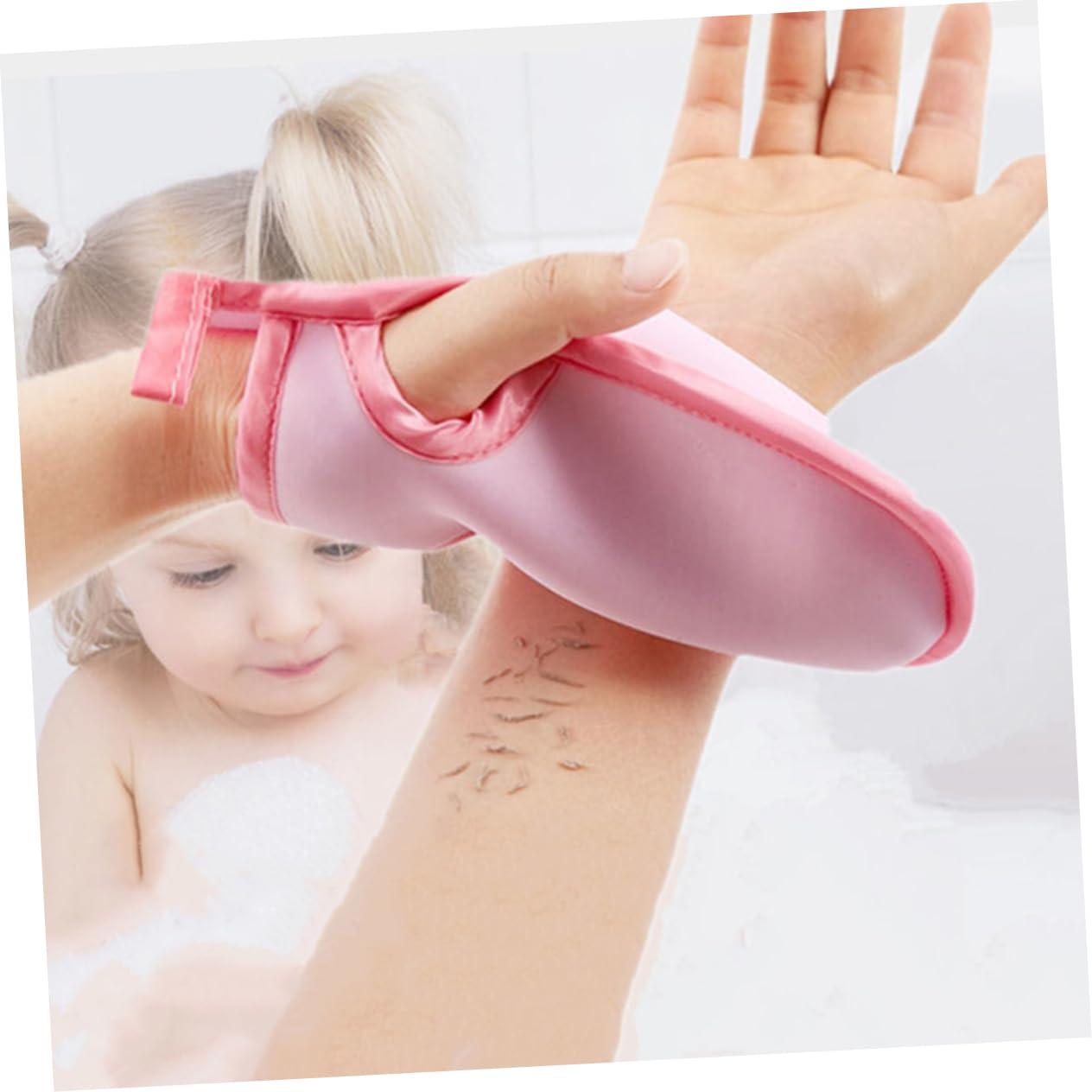 BUTIFULSIC BUTIFULSIC 4pcs Glove Bath Towel Shower Mitts Skin Scrubbing Mittens Exfoliator Mitt Bath Mitt Bath Glove Back Wash Scrubber Bathing Gloves Body Scrubber Exfoliating Mitt Bath Scrubber PVA