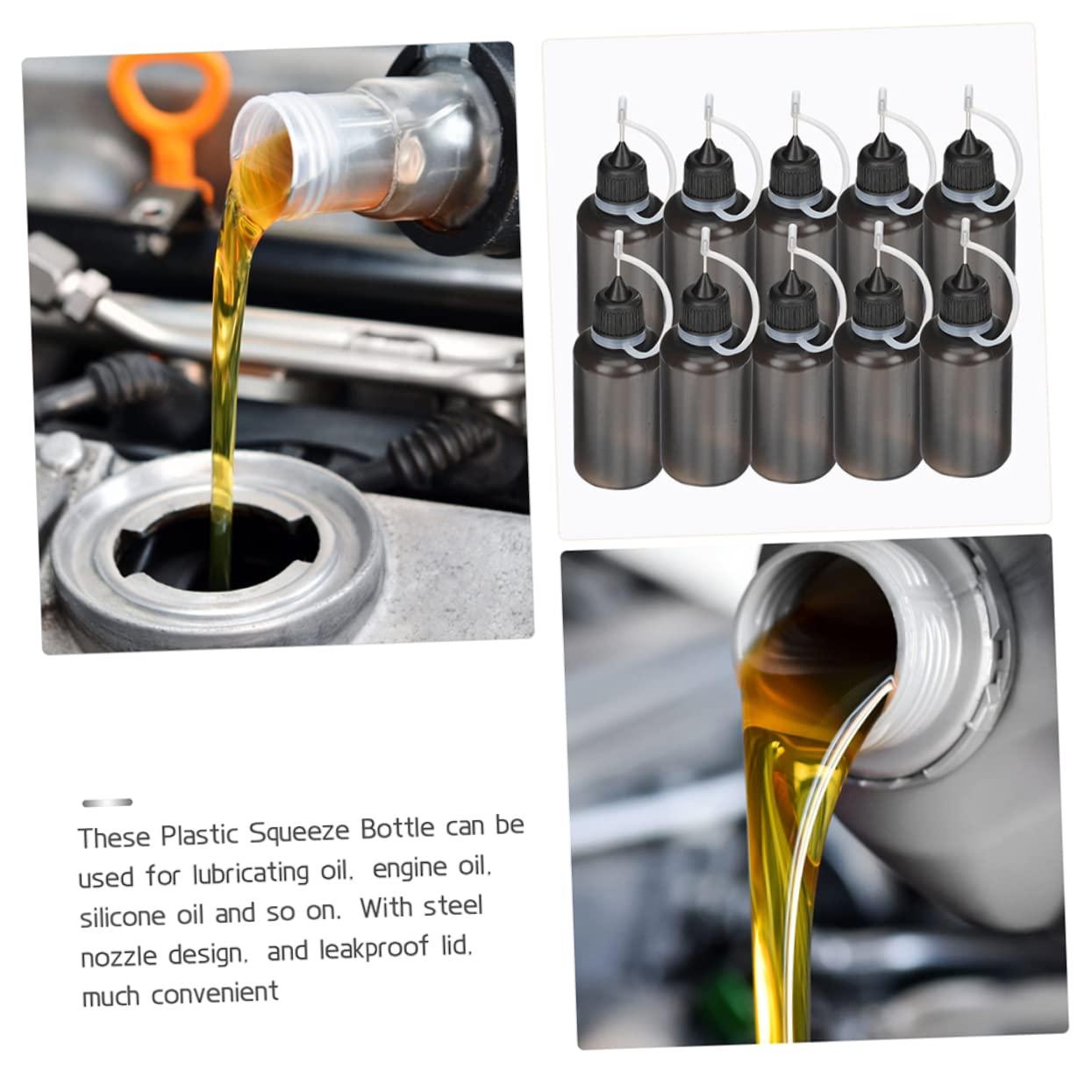 FOMIYES FOMIYES 50 Pcs Sharp Mouth Oil Bottle Squeeze Bottles Paint Bottles Precision Tip Applicator Bottles Needle Glue Bottles Needles Ink Bottle Squeeze Bottle Oil Precision Bottle