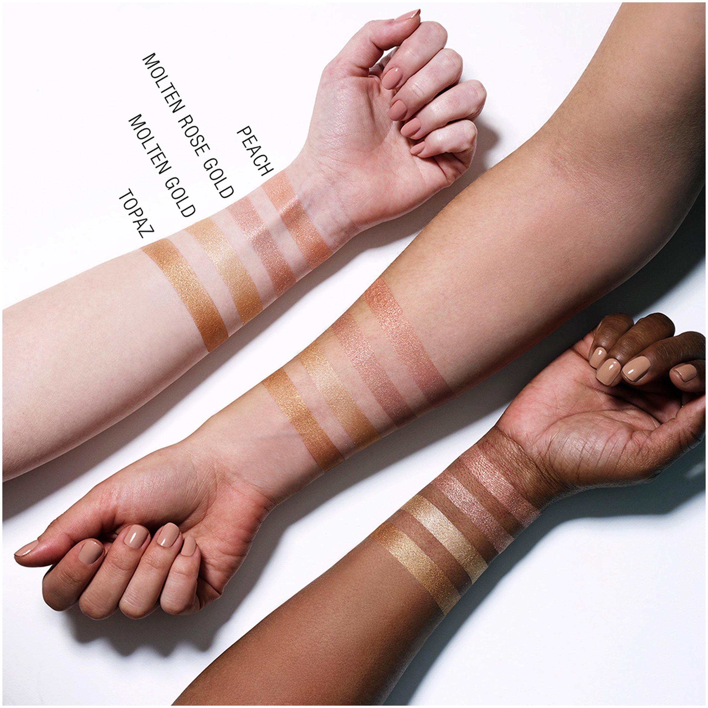 MAYBELLINE Maybelline New York Facestudio Master Chrome Metallic Highlighter Makeup, Molten Rose Gold, 0.24 Ounce (Pack of 2)