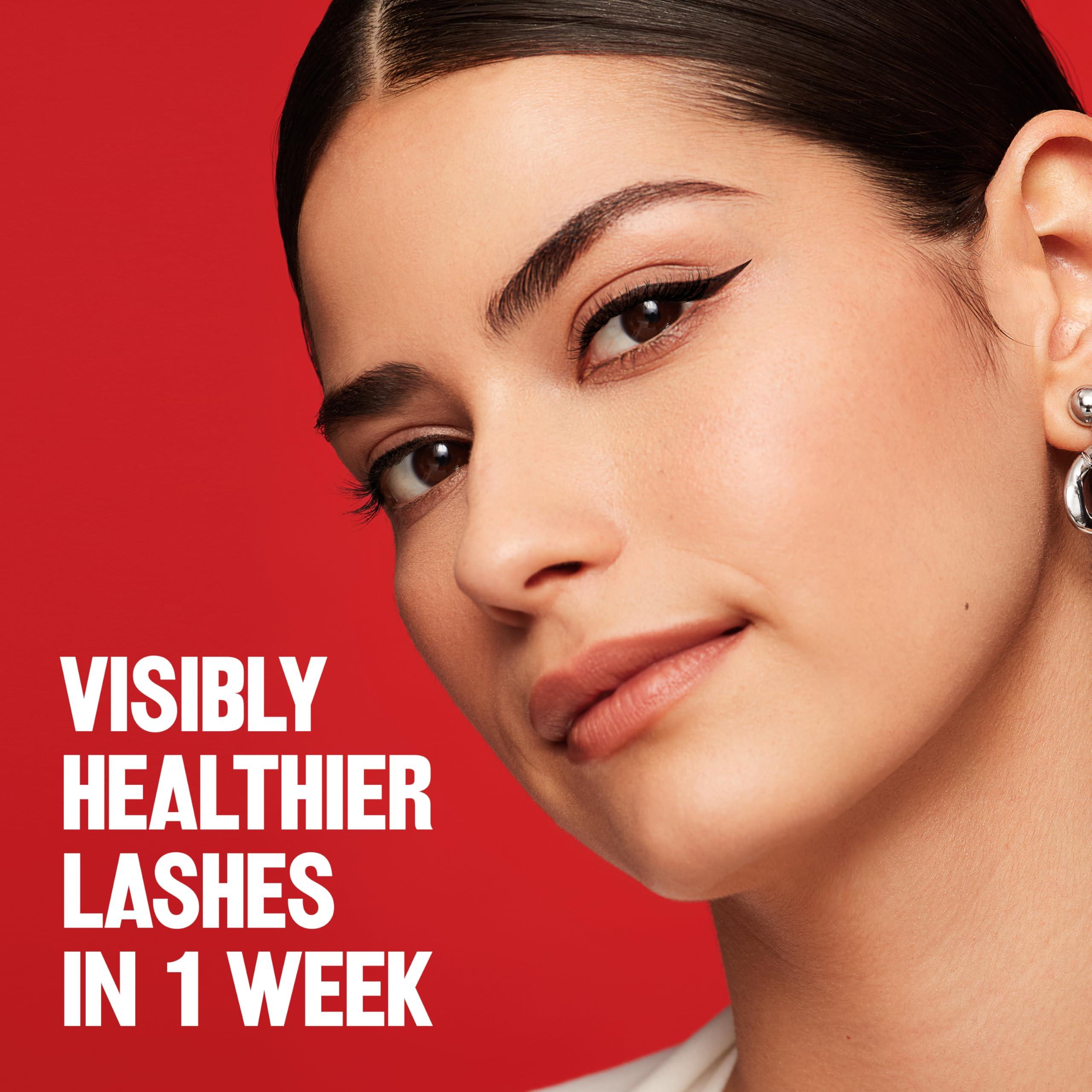 REVLON REVLON ColorStay Lash Serum + Liner, Waterproof Eyeliner, Valentine\'s Day Makeup Gifts for Women, Healthier Looking Eyelashes, Smudge-Proof Flexible Brush Tip, 001 Blackest Black