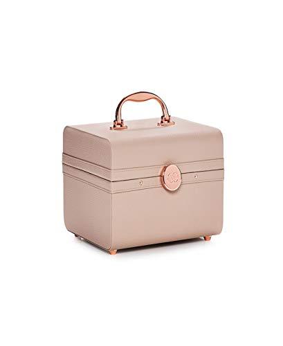 Caboodles Caboodles Life & Style Small Train Case, Makeup Cosmetic Case Organizer Small Train Case,Cream White