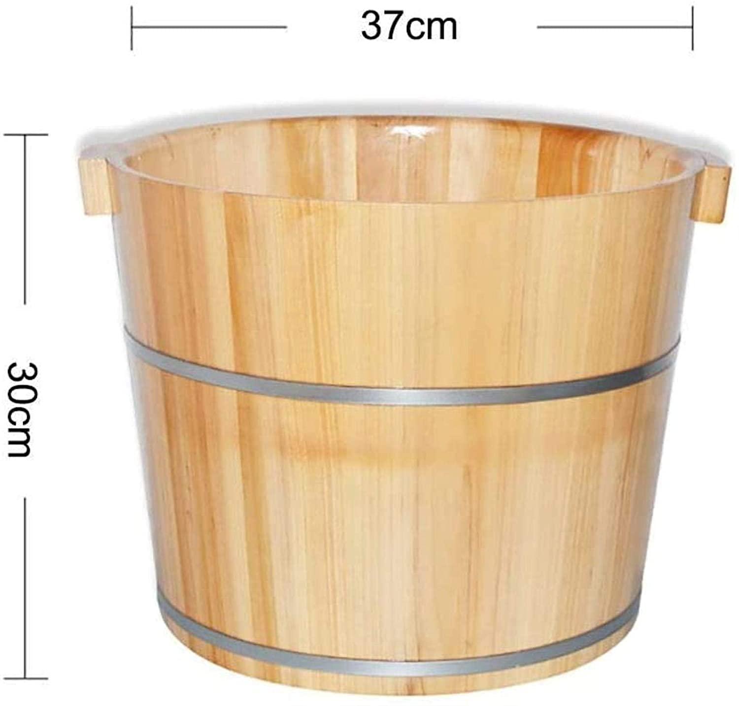 GenSDH GenSDH Foot Bath Spa Large Foot Soak Tub,Foot Massage at Home Spa Treatment | Relax,Foot Soak Ucket Made of Solid Wood,Foot Spa for A (Size : B) (B)