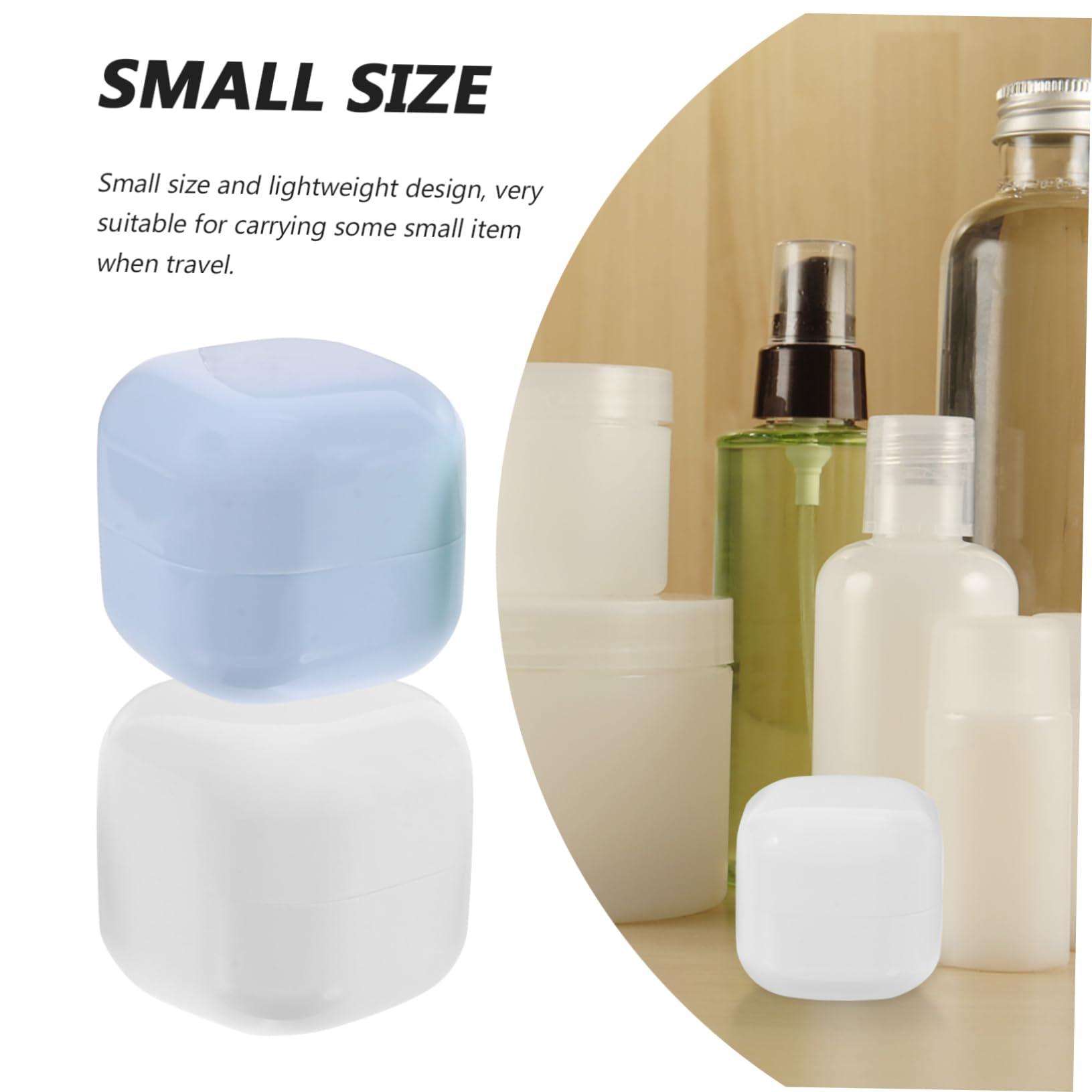 Beatifufu Beatifufu 4pcs Empty Refillable Cream Jars Travel Containers for Eye Cream Sample Holder