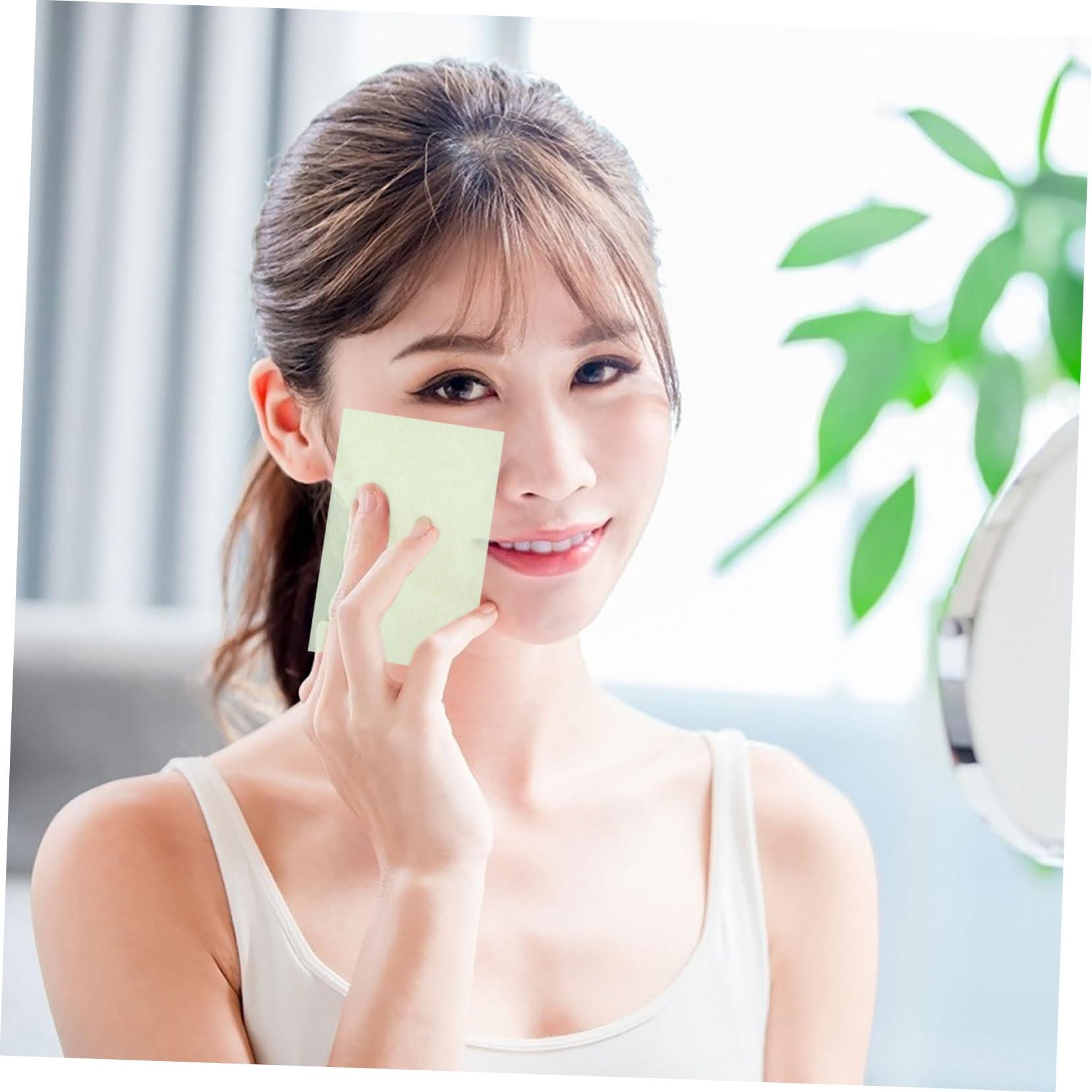 BIUDECO BIUDECO 10 Pack Facial Oil Blotting Sheets 100 Sheets/box Makeup Oil Removal Paper Oil Control for Face Portable Convenient