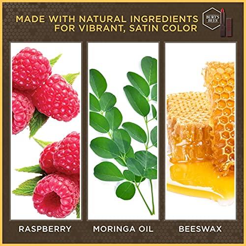 Burt's Bees Burts Bees 100% Natural Moisturizing Lipstick, Crimson Coast, 1 Tube