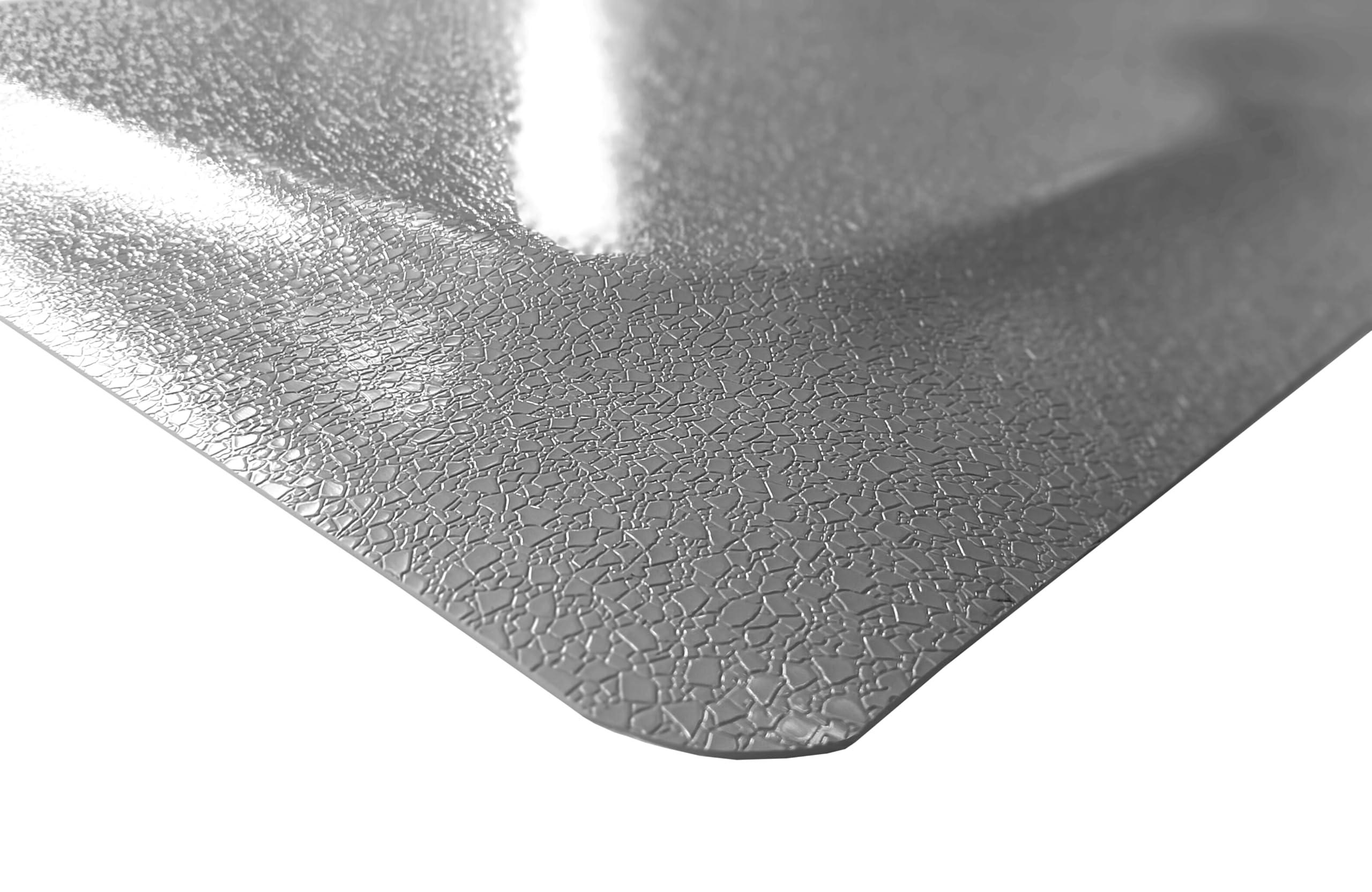 Rhino Mats Rhino Hide Salon Mat 3\' x 3.5\' (Rectangular, Gray 1/2\'\' Thick)