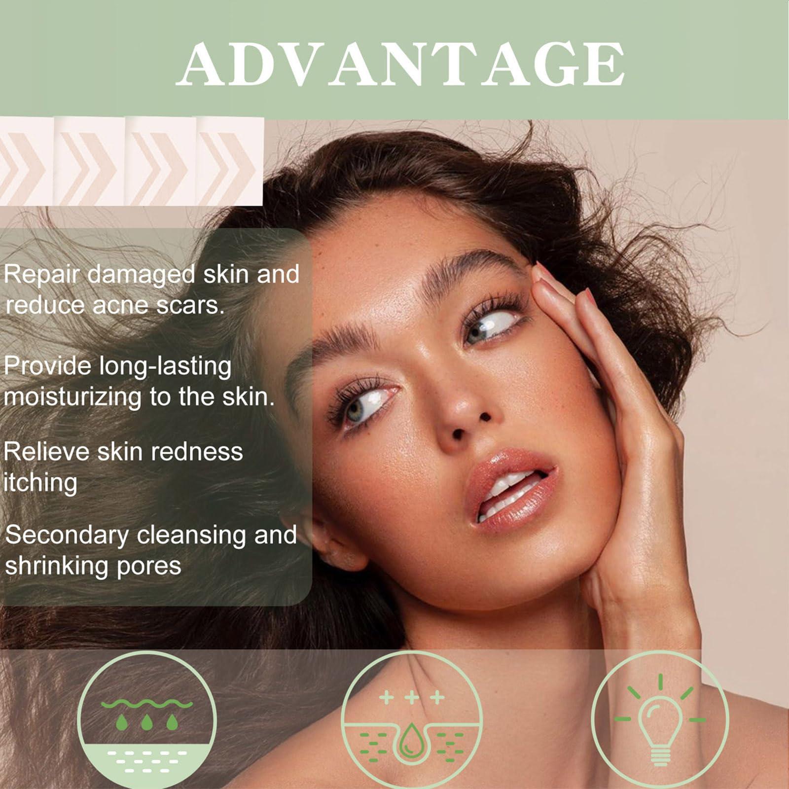 BSMKCL Tea Tree Oil Facial Serum, Acne Serum Soothing & Nourishing Non-Greasy Skin Care Serum Moisturizer Oil Control Tea Tree Serum for Face and Acne Prone Skin Redness Relief, Acne Scars, Pimples