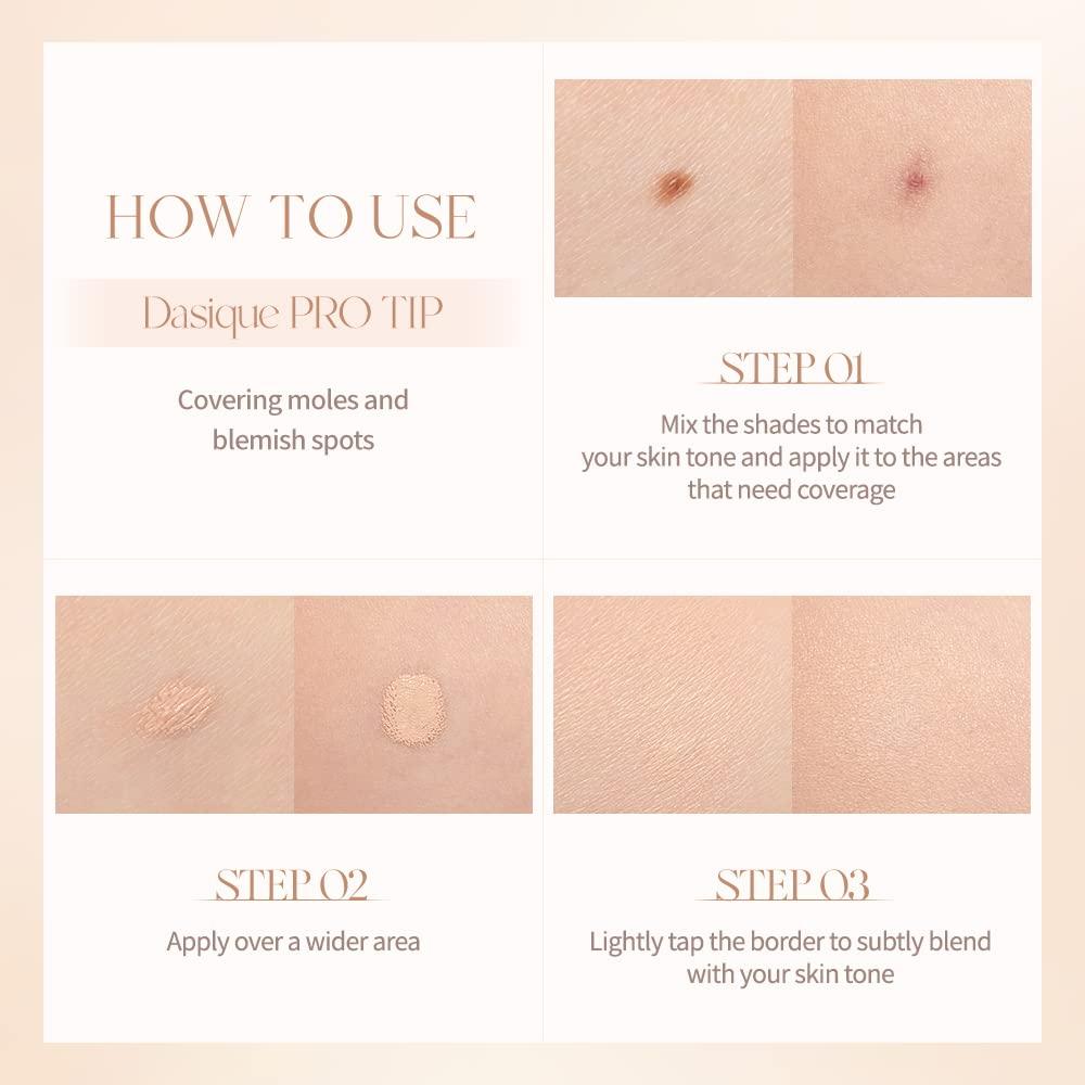 dasique Dasique Pro Concealer Palette (02 Medium Cover) | Color Corrector | Korean Makeup | Vegan