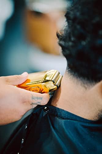 Supreme Trimmer Supreme Trimmer 3-in-1 Barber Bundle | Pro Clipper, T-Shaper Trimmer & Crunch Foil Shaver | Professional Beard Trimmer Mens Hair Clipper Kit | Gold