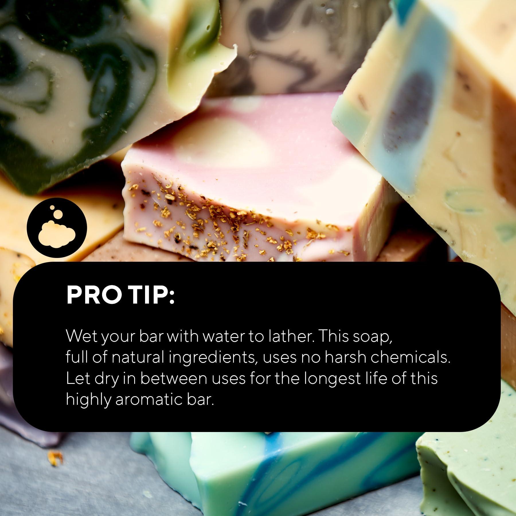 Soap Distillery Soap Distillery Five Soap Bar Fresh Fragrance Variety Pack - Lavender, Agave, Limoncello (Lemon and Bergamot), Lemongrass Lime, Matcha Latte - Clean Fragrance