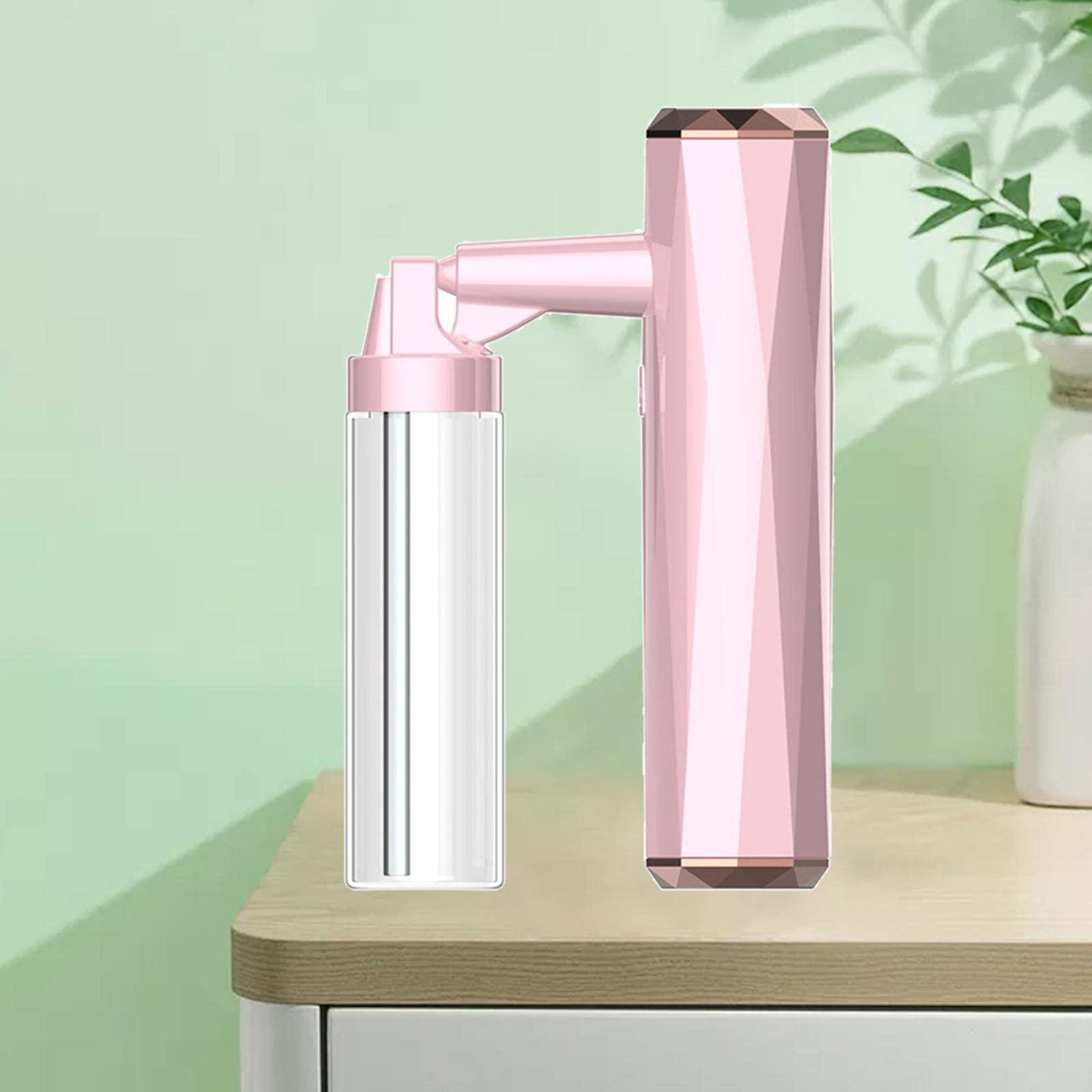 barenx barenx Portable Handheld Nano Facial Steamer Humidifier Pores Nano moisturizing Electric Sprayer Sterilization Atomizing for Home Room - Pink