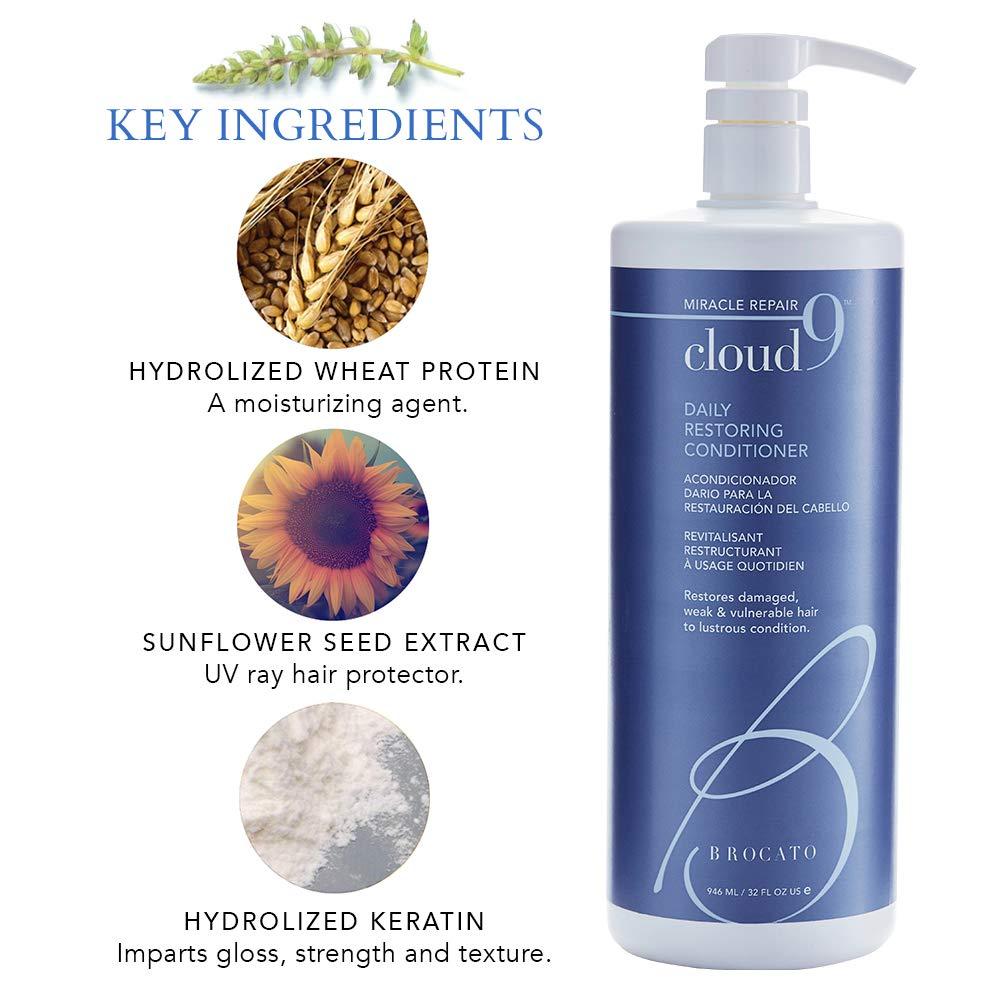 Brocato Brocato Cloud 9 Daily Restoring Conditioner, 32 Ounce, by Beautopia Hair