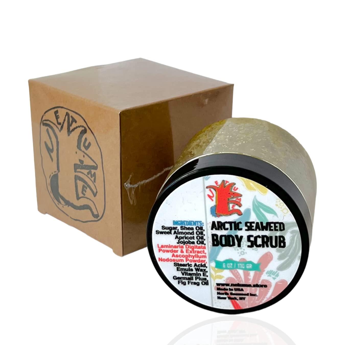 Netu Me Netu Me 30% Pure Seaweed Body Scrub. Crushed Laminaria, Bladderwrack, and Chlorophyllin for washing, cleansing, and nourishing. Detoxify and rejuvenate for velvety ski. Designed and crafted in NYC.