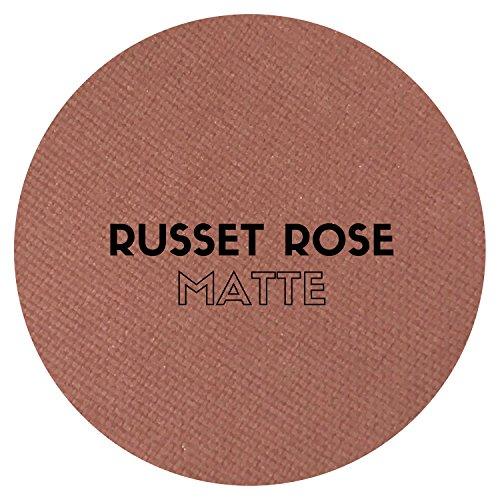 Beauty Junkees Russet Rose Brown Matte Powder Blush - Highly Pigmented Blusher Makeup, Cheek and Face, Magnetic Refill Pan, Professional Quality Make Up, Paraben Gluten Cruelty Free Cosmetics Beauty Junkees [37mm]