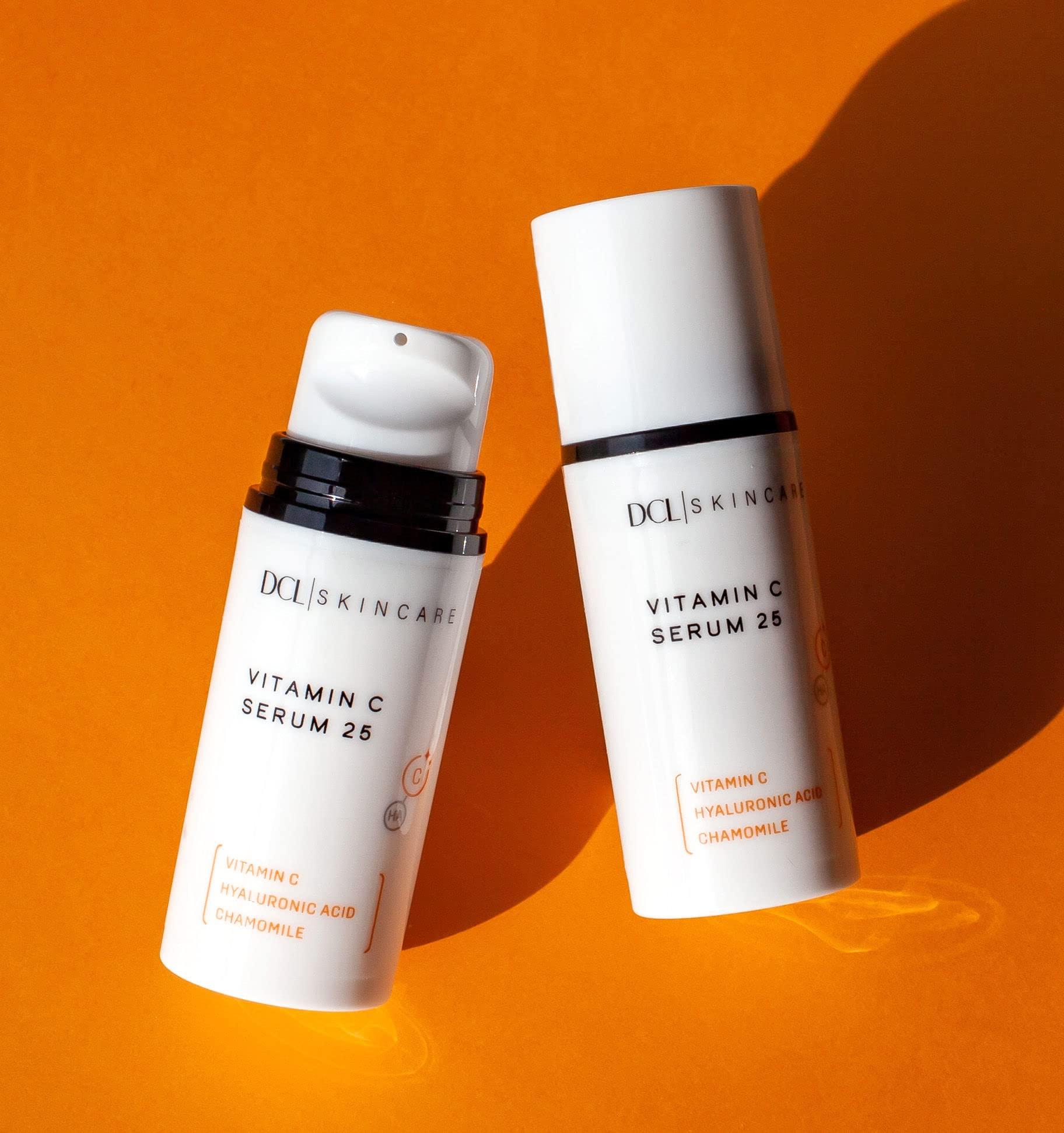 DCL DCL Skincare Vitamin C Serum 25 with 25% Vitamin C & Hyaluronic Acid, 1 fl oz.