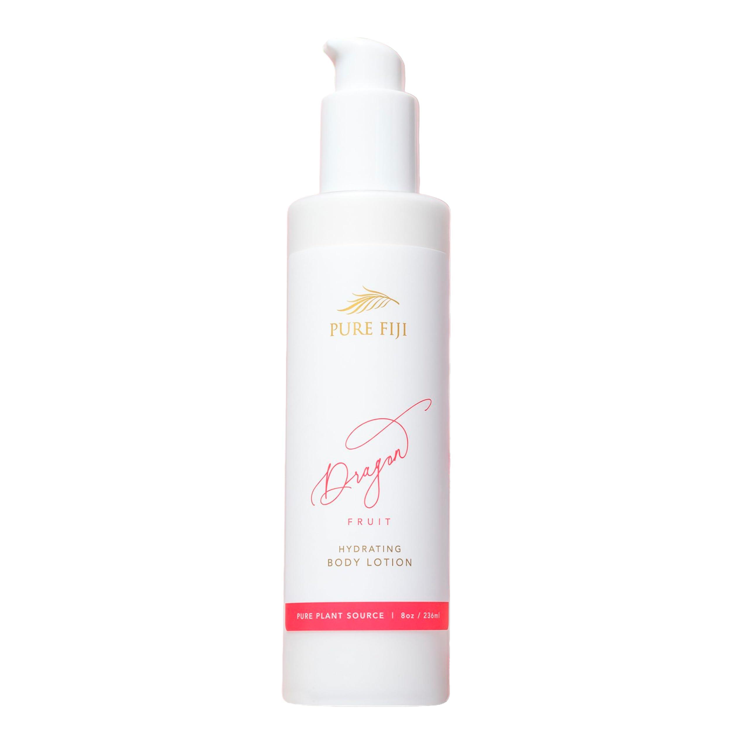 PURE FIJI PURE FIJI Body Lotion Hydrating - Moisturizing Lotion for Dry Skin with Coconut Milk and Vitamin E, Organic Body Lotion For Women and Men, Dragon Fruit Scent, 8 oz