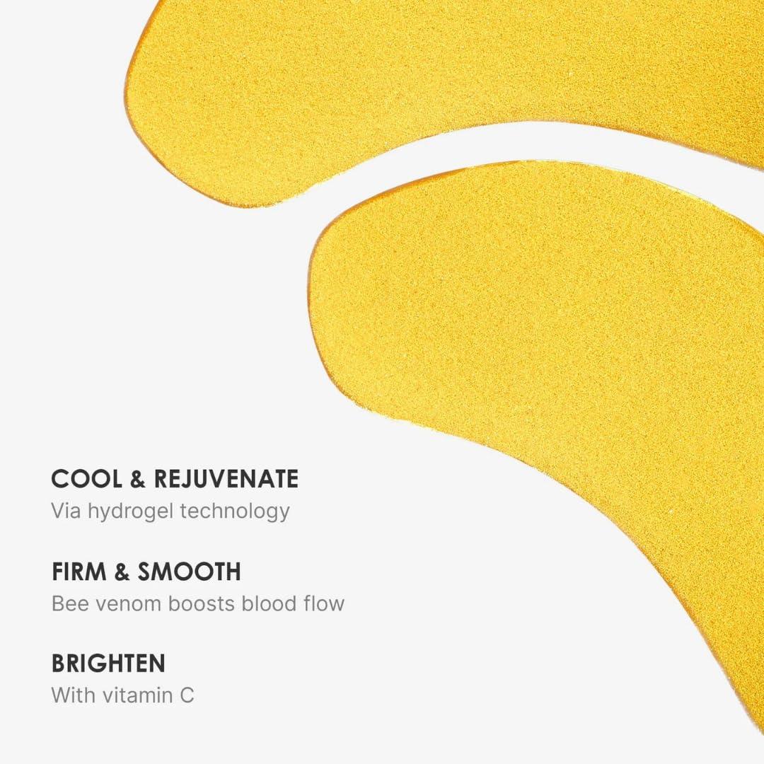 Rodial Rodial Jelly Eye Patches Bee Venom (1 Sachet), Rejuvenate and Firm, Cooling Jelly Technology, Anti-puffiness for Under Eyes, Vitamine C for Revitalised and Luminous Eye Look