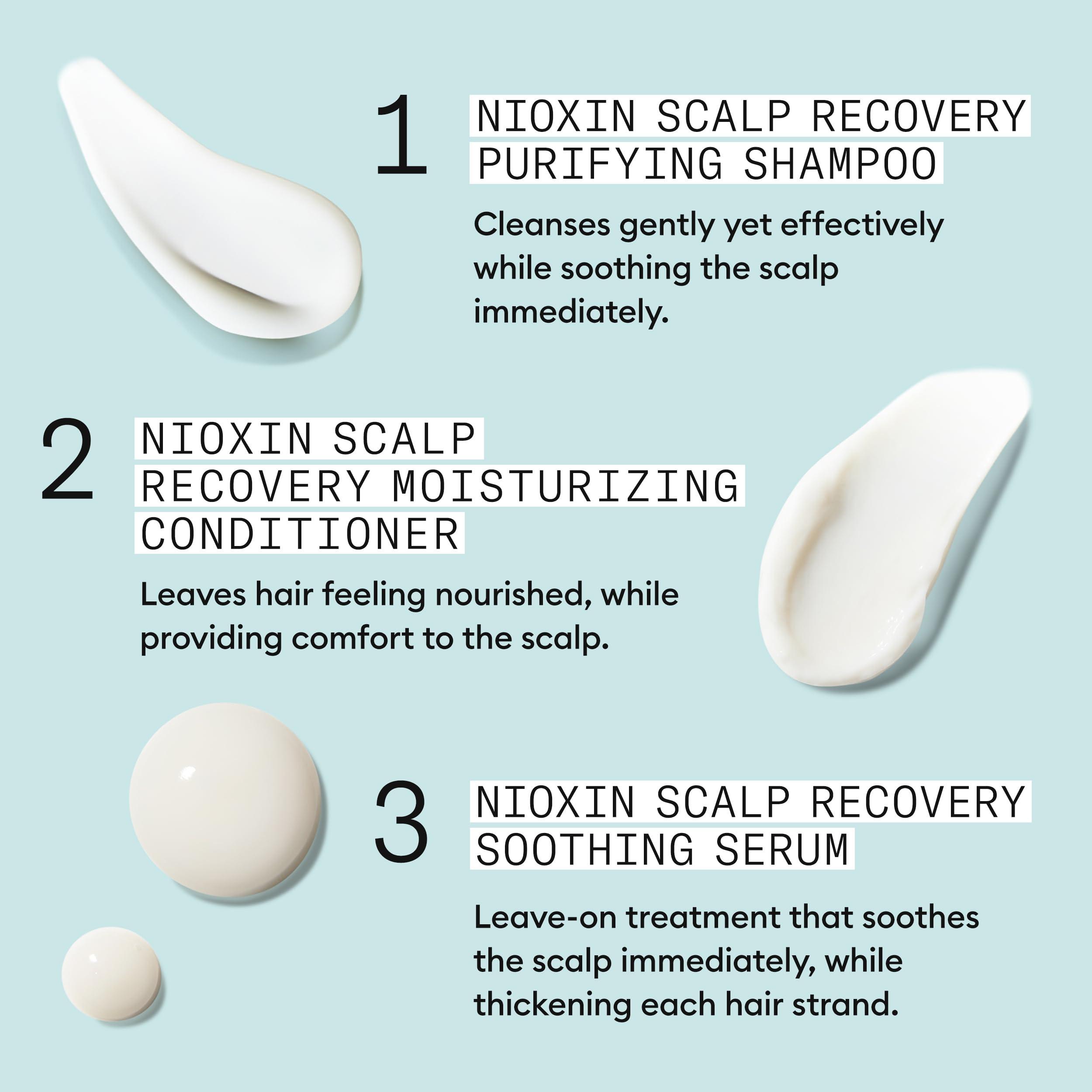 Nioxin Nioxin Scalp Recovery Anti-Dandruff System Kit | For Itchy & Flaky Scalp | Pyrithione Zinc | Trial Size