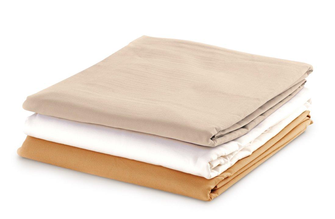 NRG Cotton Poly Flat Massage Table Sheets by NRG - Java Massage Sheets & Spa Table Linens - Durable, 175 Thread Count - Double Brushed for Added Softness & Comfort - 63"W x 100L Flat Sheets