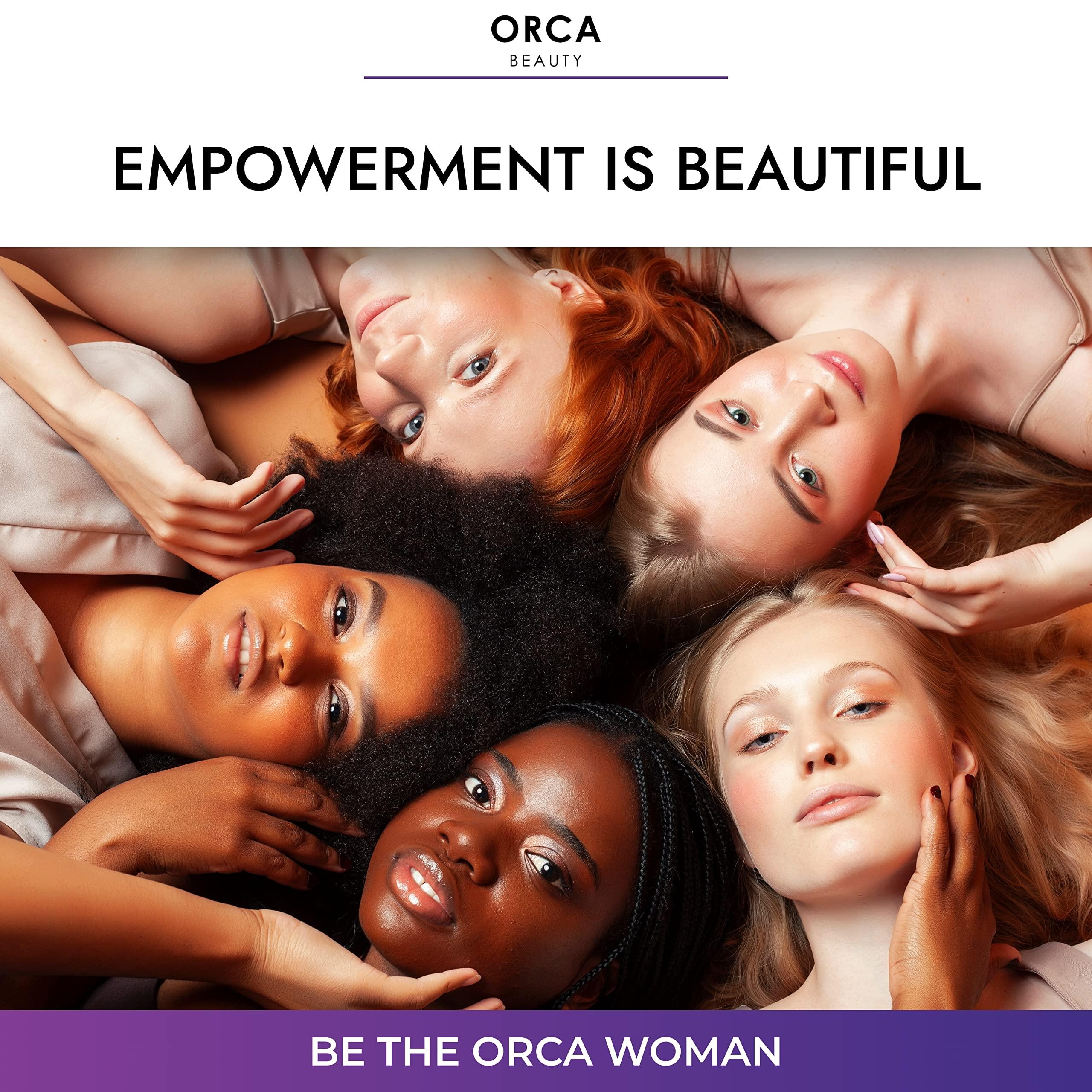 Orca Beauty Biotin Shampoo and Conditioner for Women and Men - Volumizing Shampoo and Conditioner Set to help boost thinning hair - Hydrating, Nourishing Hair Loss Shampoo and Conditioner