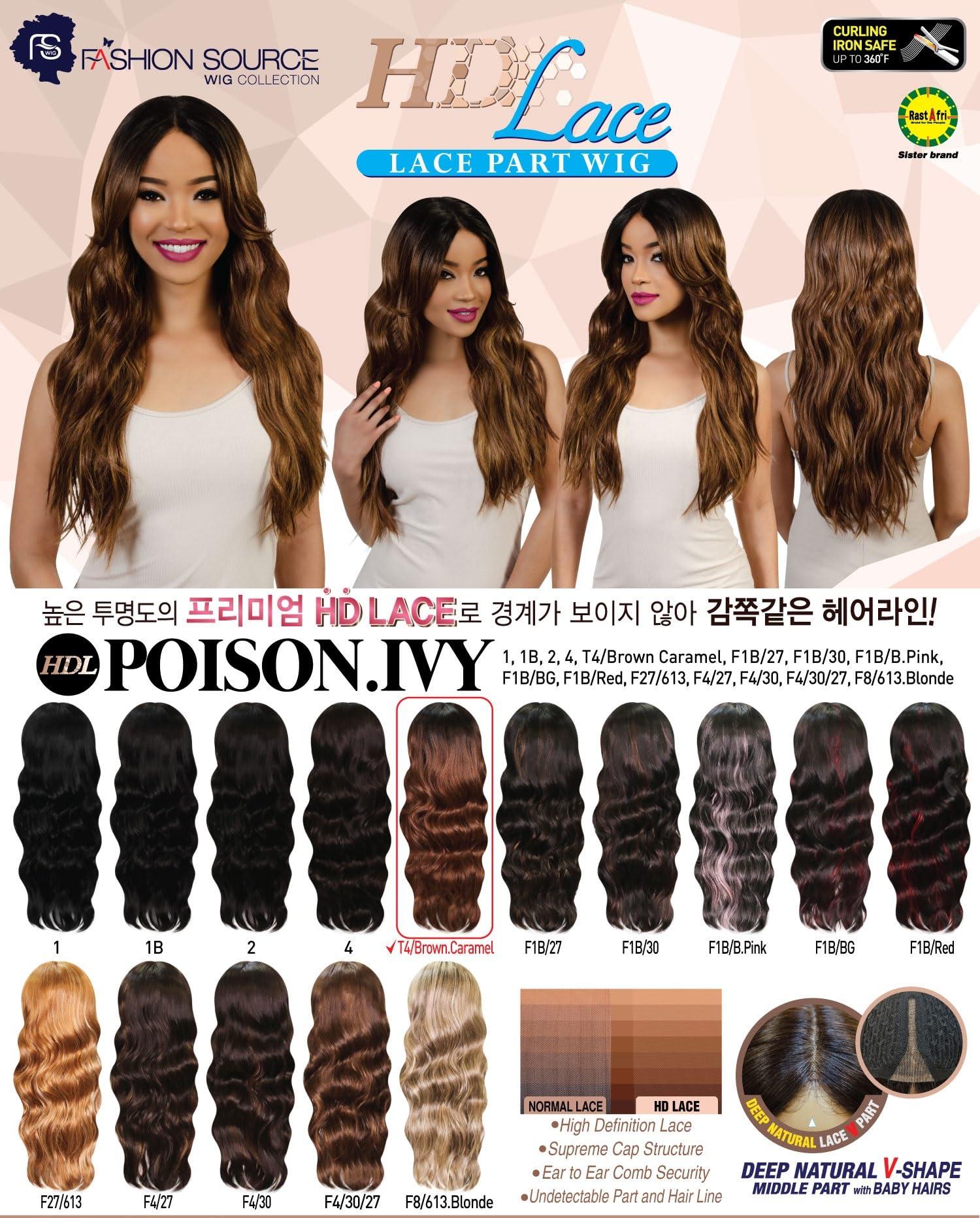 Generic Fashion Source HD Lace wig HDL-POISON.IVY (F1B/27)