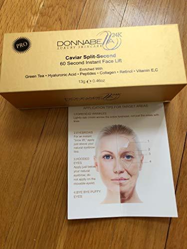 DONNABELLA LUXURY SKINCARE DONNABELLA 24K Caviar Split-Second Face Lift
