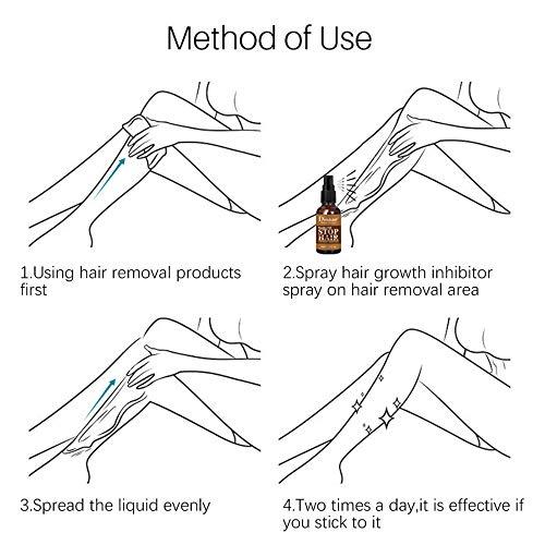 DISAAR Beauty DISAAR BEAUTY Snake Oil Stop Hair Remover Body Face Spray Powerful Permanent Painless Inhibitor Shrink Pores Skin Smooth Natural Moisturizing 30 ML