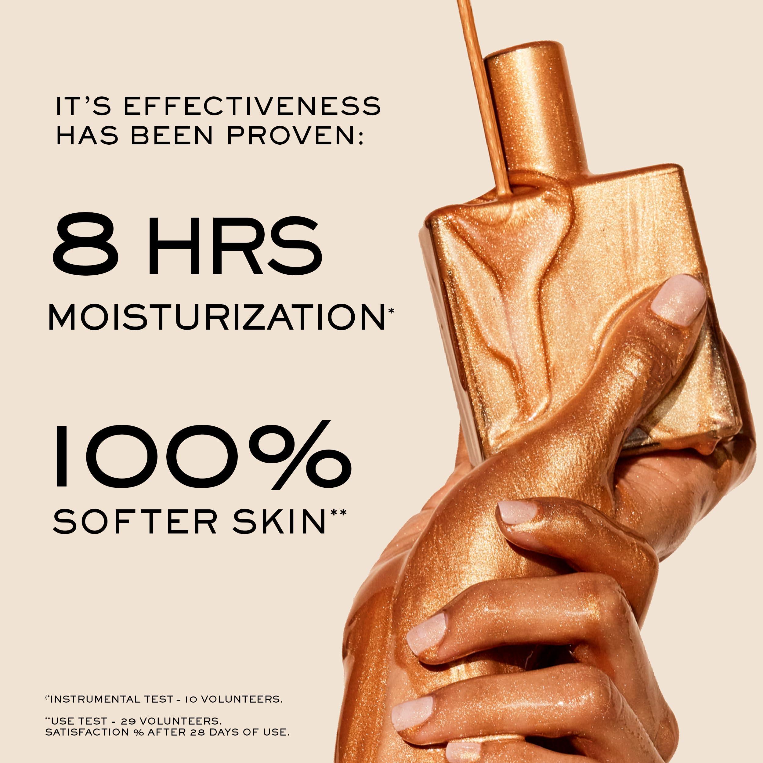 Nuxe Nuxe Huile Prodigieuse Shimmer Multi-Purpose Dry Oil - Luxurious Radiant Glow and Hydration for Face, Body & Hair, 3.3 Fl Oz