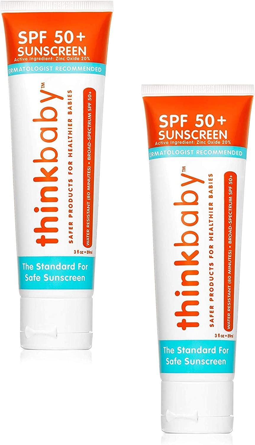 Thinkbaby Thinkbaby Sunscreen SPF 50+ 3oz 88ml 2 Packs2