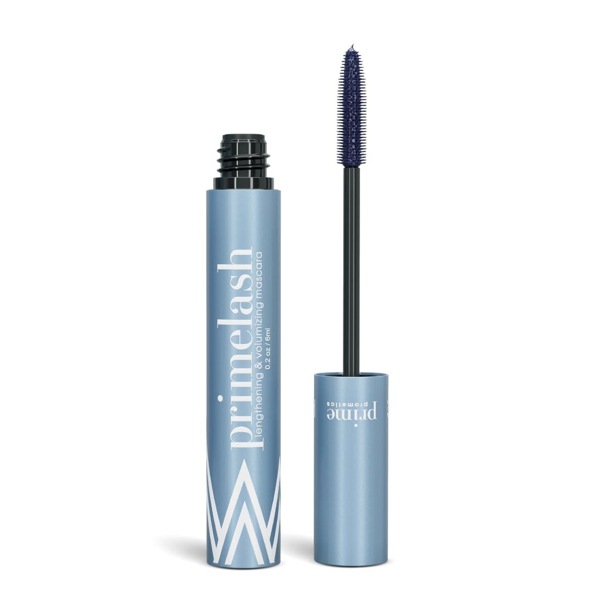 PRIME PROMETICS Prime Prometics PrimeLash Mascara for Older Women Volumizing, Incredible Length in 2 Coats Long-Stay, Zero Clumps, Hypoallergenic (Blue)
