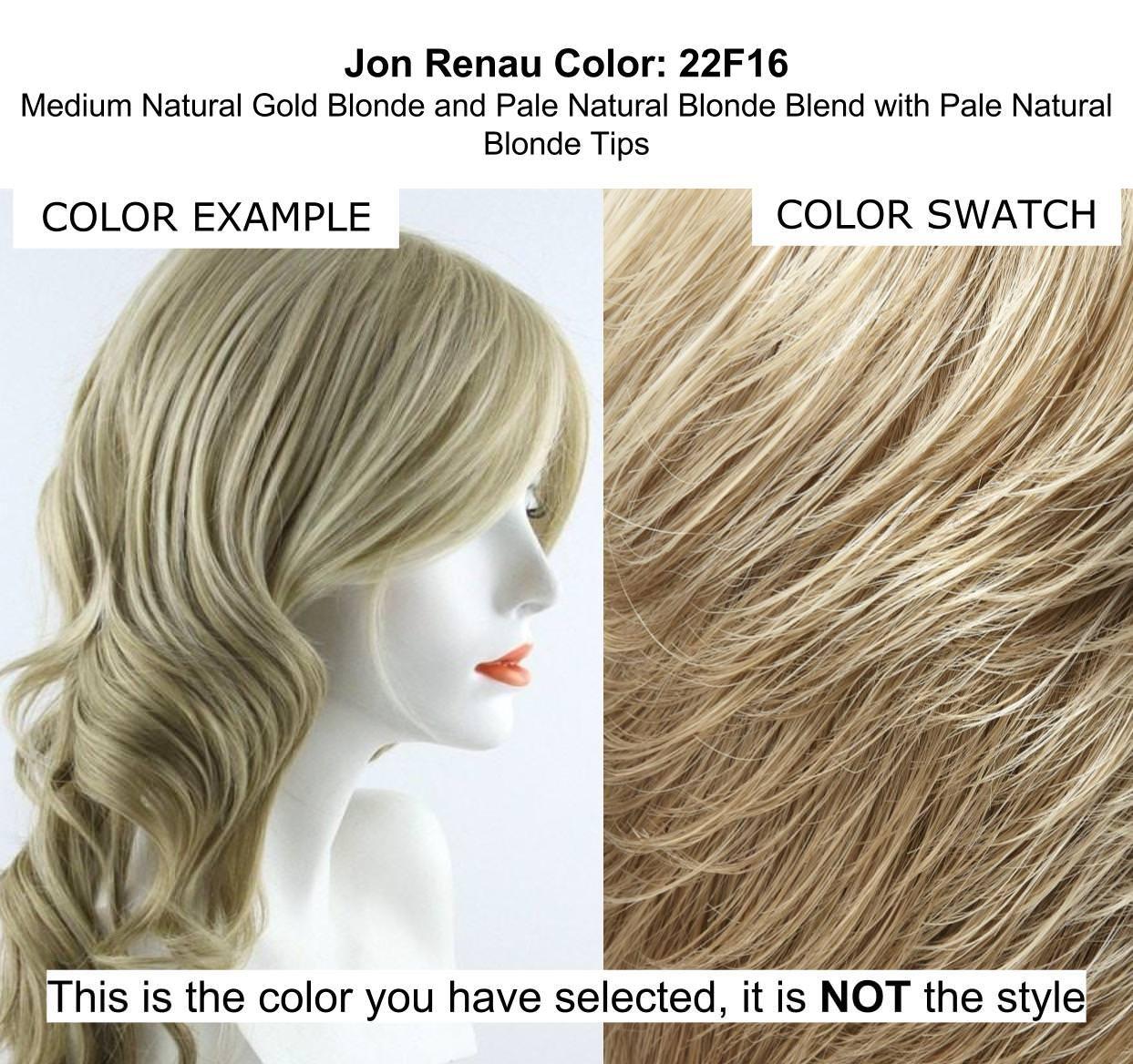 Jon Renau & Christy's Wigs Bundle - 3 item: Ignite Petite Wig by Jon Renau, Christy\'s Wigs Q & A Booklet & Wide Tooth Comb - Color: 22F16