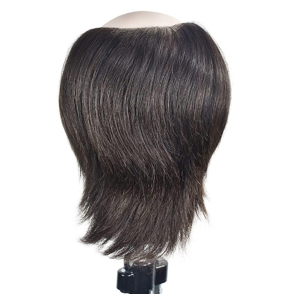 NinthAvenue Basics Man Mannequin Head 100% Real Human Hair Bald Model Head Cosmetology Hairdressing Training Manikin Doll