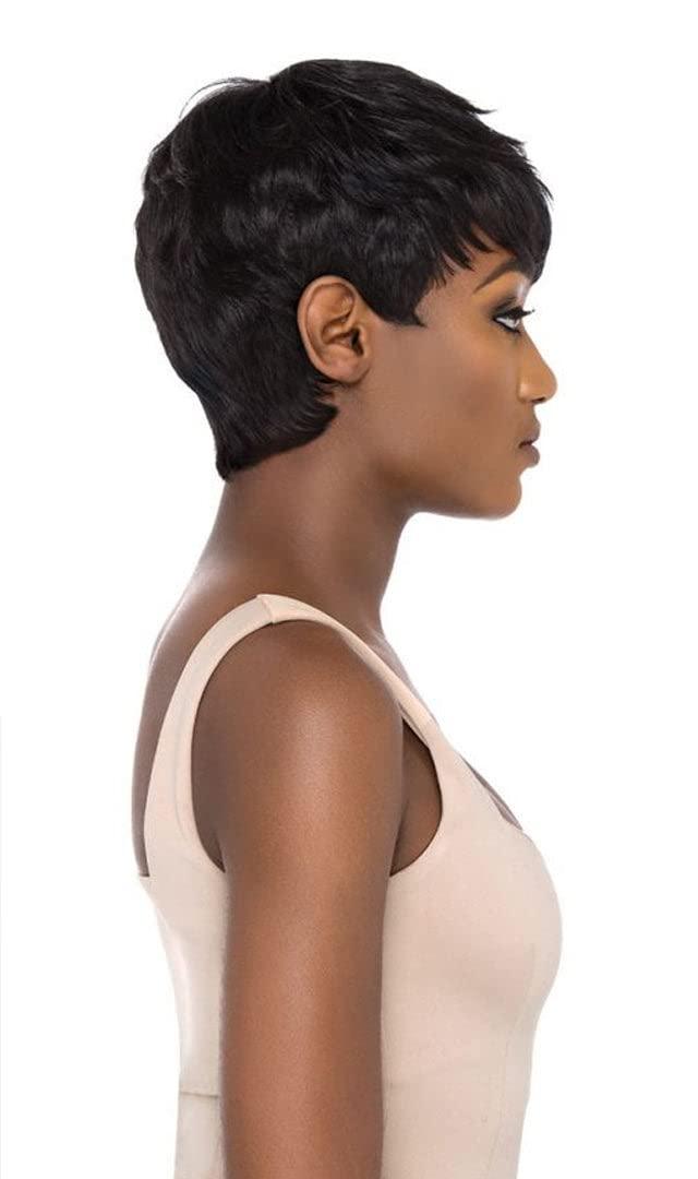 Duby Outre Human Hair Wig Duby Wig Pixie Mohawk (DEEP BLUE)