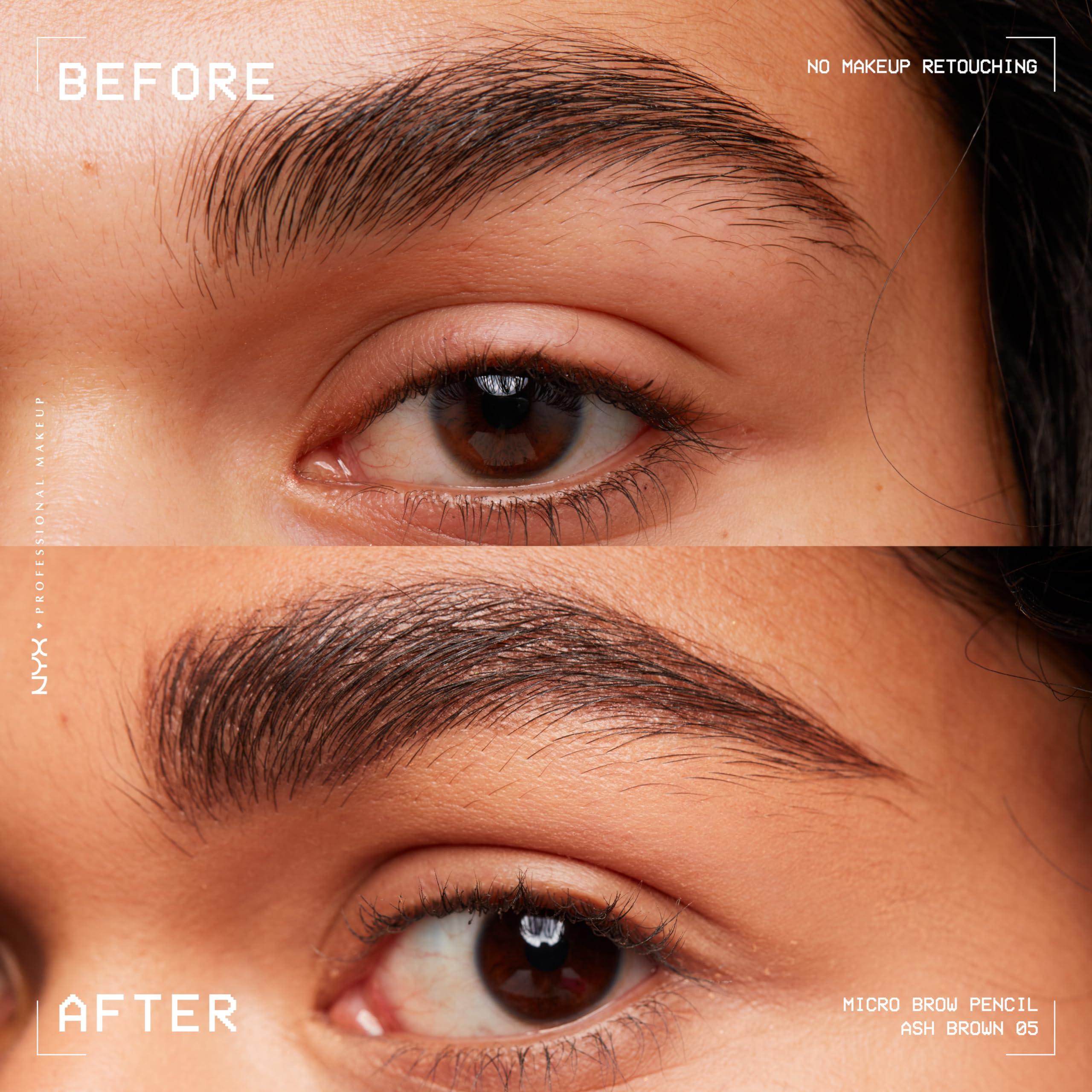 NYX PROFESSIONAL MAKEUP NYX PROFESSIONAL MAKEUP Micro Brow Pencil Ash Brown and Slim Lip Pencil Espresso Bundle