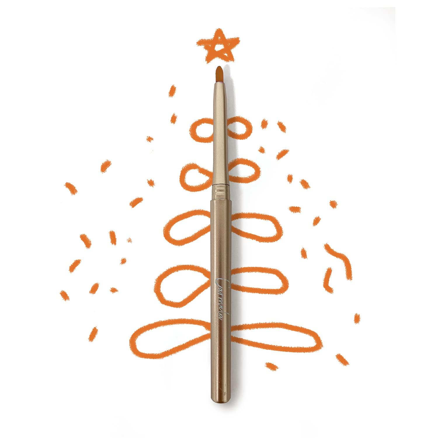 CAR MELA CarMela Orange Eyeliner Pencil and Blue Eyeliner Pencil Set, Creamy Texture, Highly Pigmented Waterproof Eye Liner