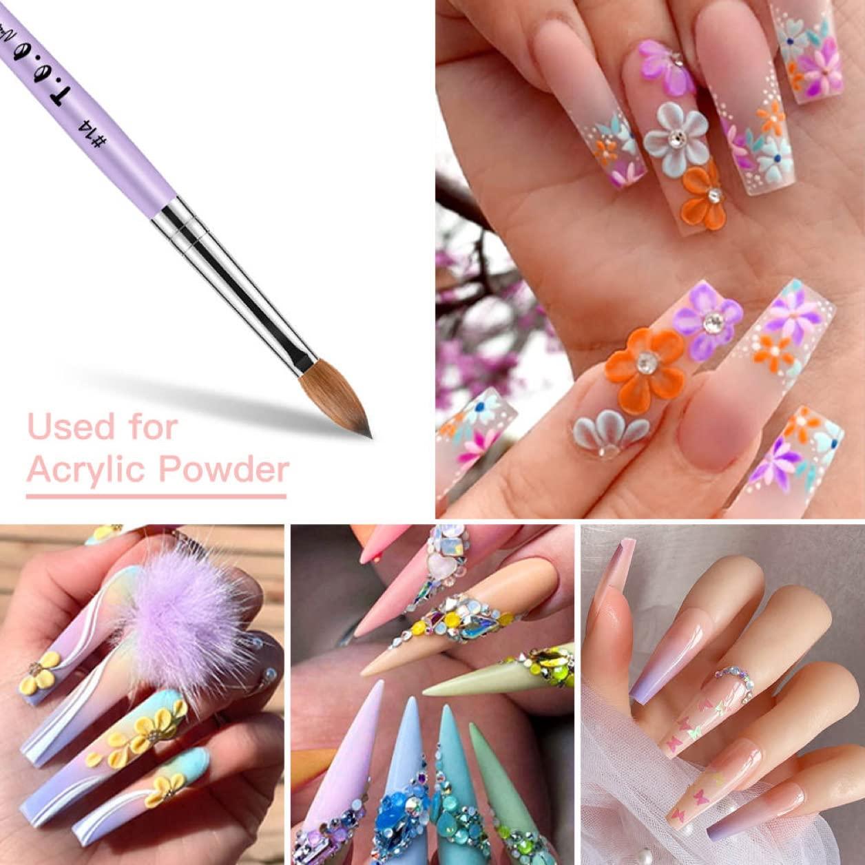 T.O.O Nail Productions Acrylic Nail Brush (#12)